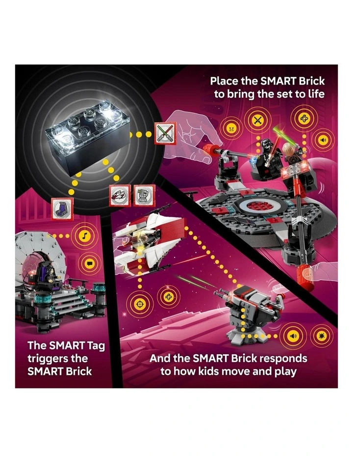 Star Wars TM Smart Play: Throne Room Duel & A-Wing 75427 image 4
