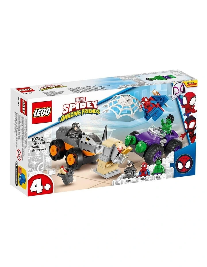 Spidey Hulk vs. Rhino Truck Showdown 10782 image 1