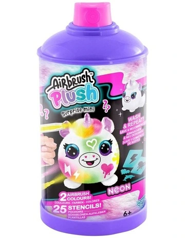 Airbrush Plush Mystery Neon Series 2 Mini 1 Pack