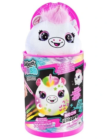 Airbrush Plush - Squish Plush Bucket Neon - Series 2