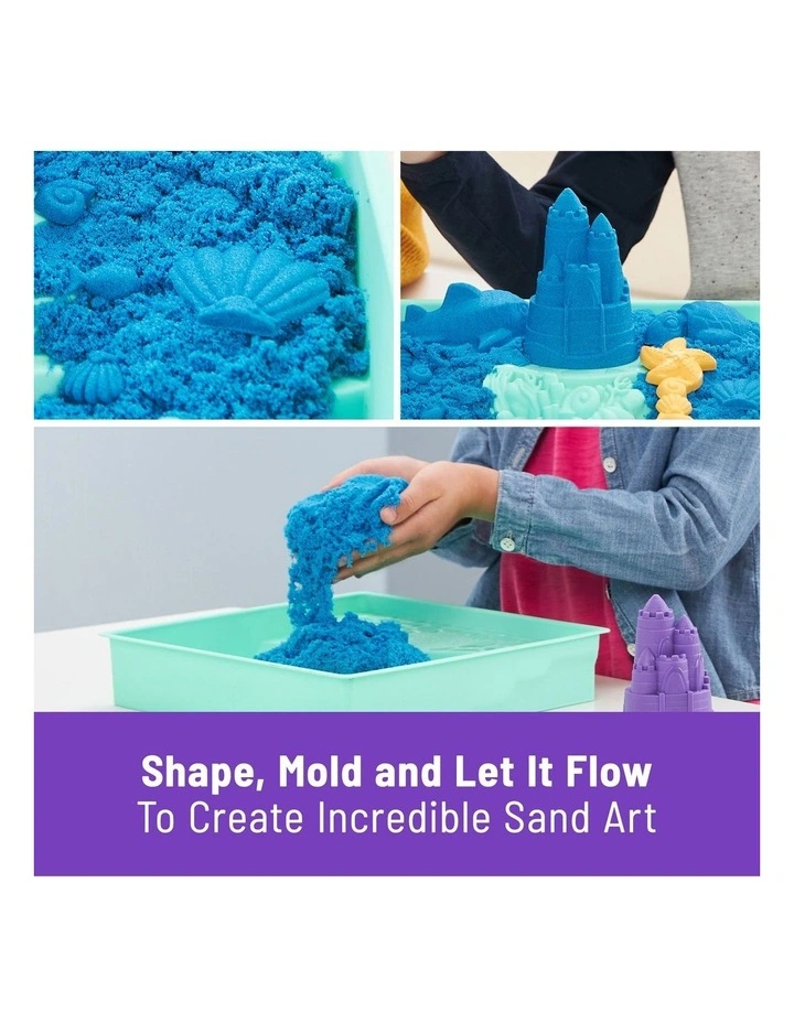 Sandbox Set with 1lb Blue Play Sand image 3