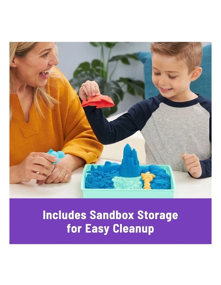 Sandbox Set with 1lb Blue Play Sand image 4