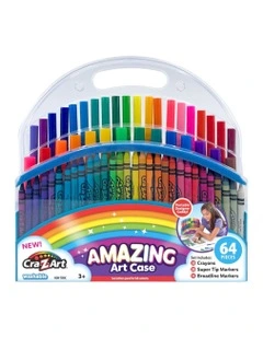 Amazing Art Case 64 Piece