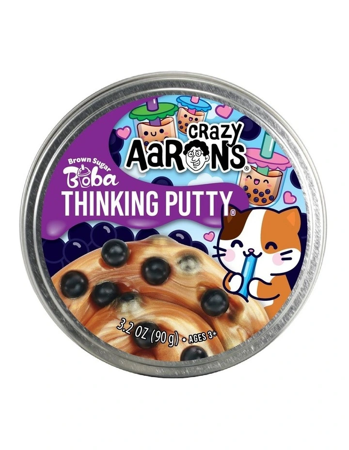 Crazy Aarons Putty 4in Trendsetters Brown Sugar Boba image 2