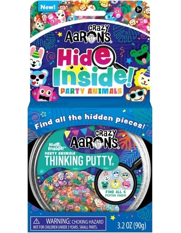 Crazy Aarons Putty 4in Hide Inside Party Animals