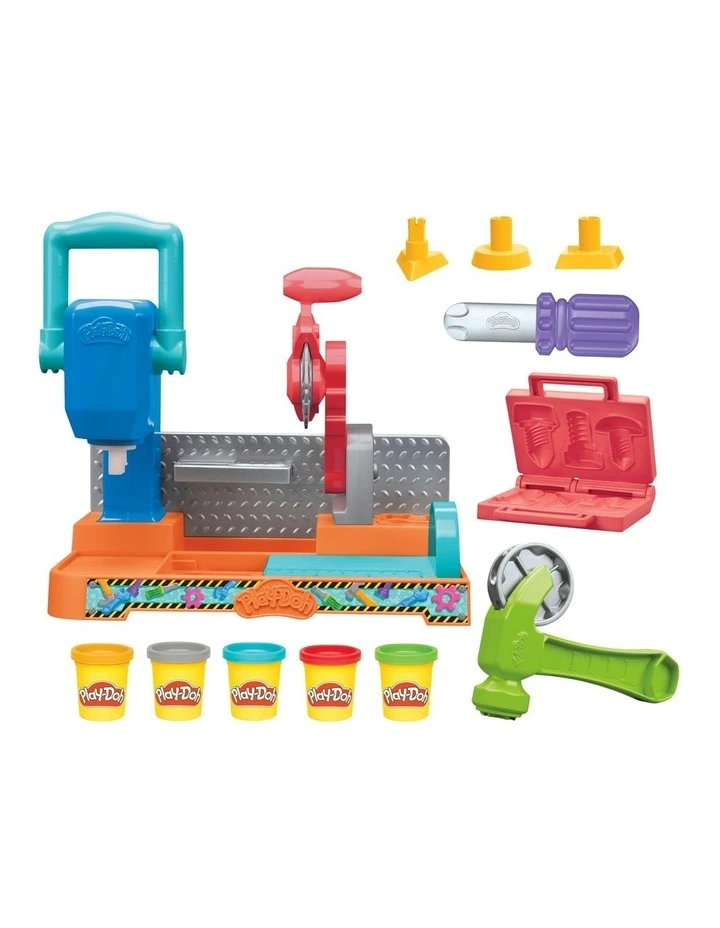 Stamp & Saw Tool Bench Toy image 2