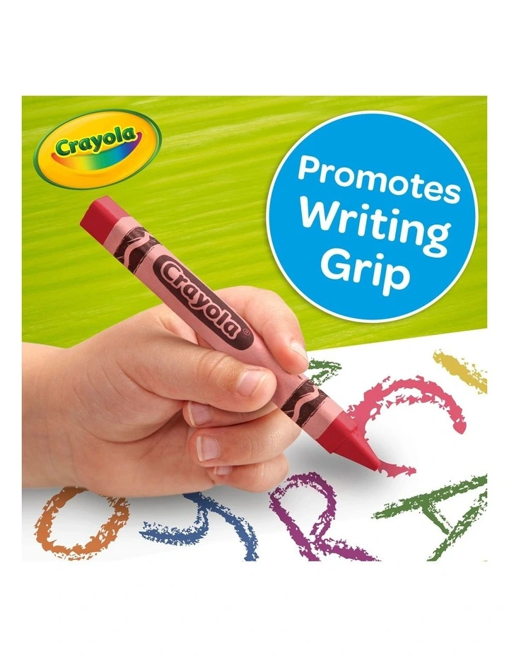 8ct Washable Tripod Grip Crayons image 4