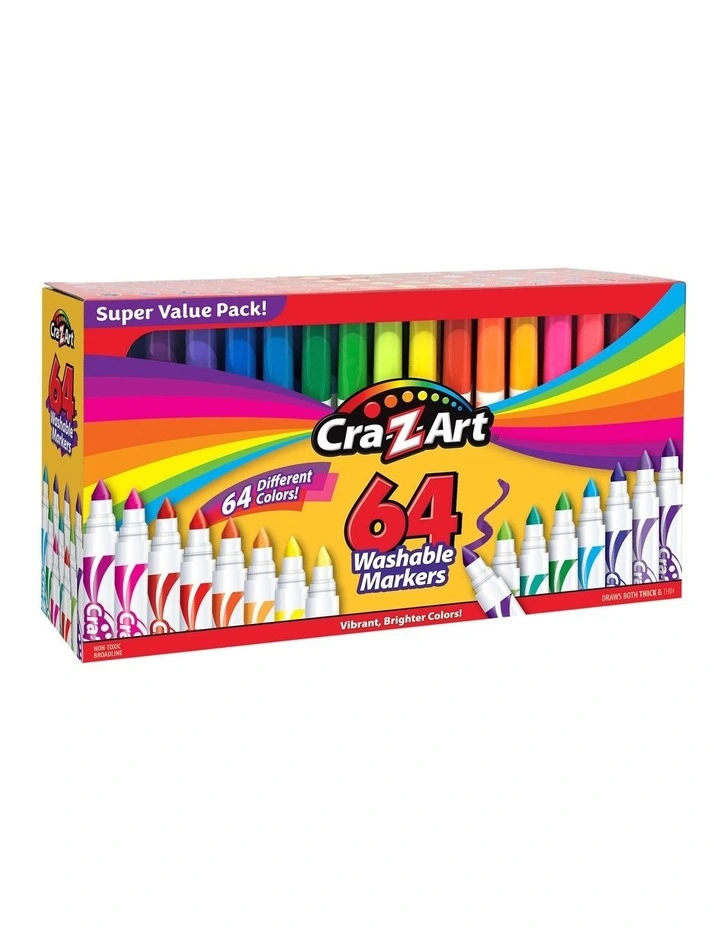 Washable Marker Set 64 Piece image 1