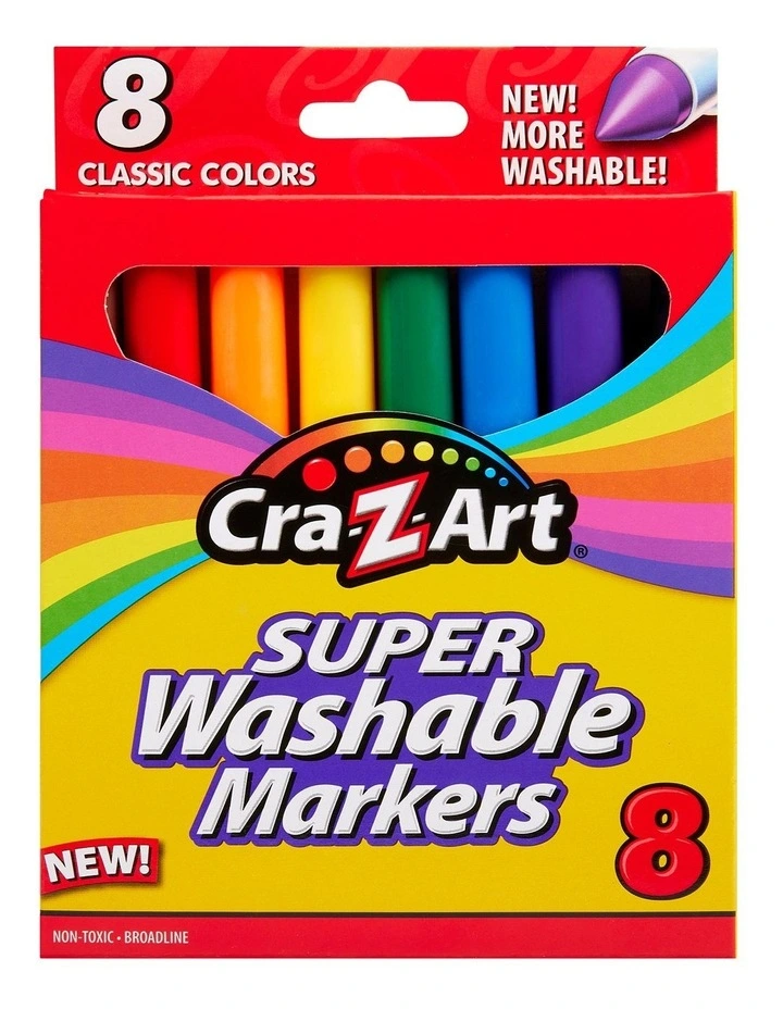 Bold Colour Markers 8 Pack image 1
