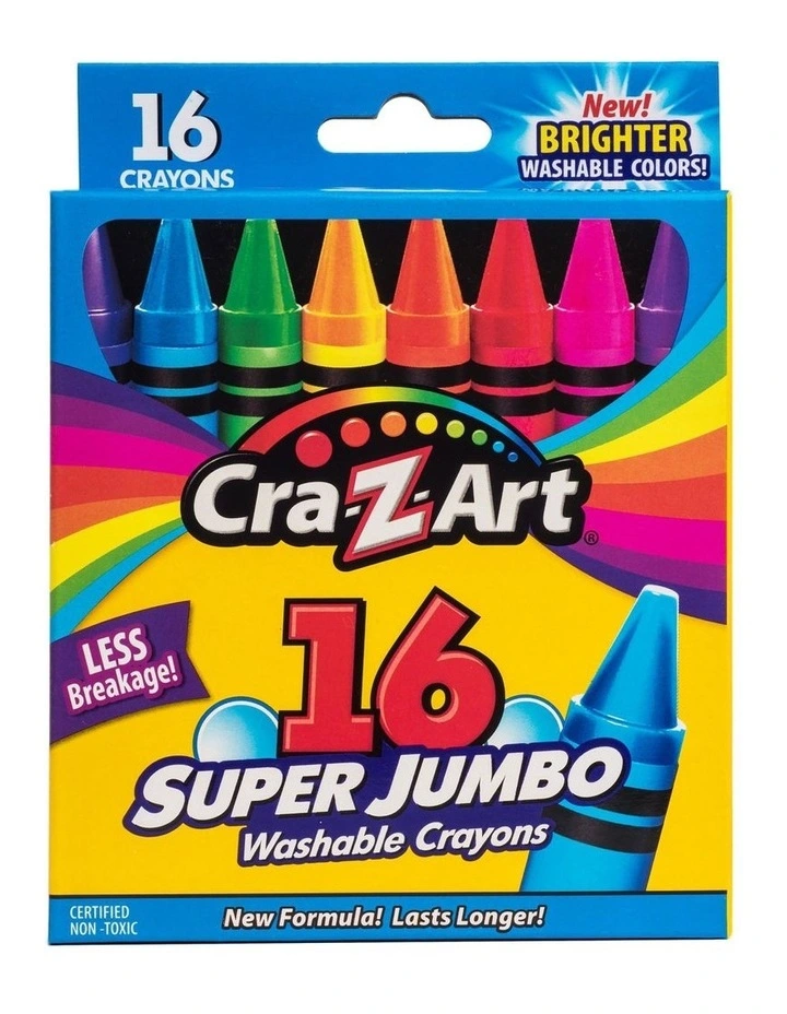 Super Jumbo Washable Crayon 16 Pieces image 1