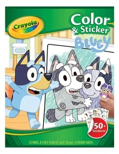 Bluey Color And Sticker Book