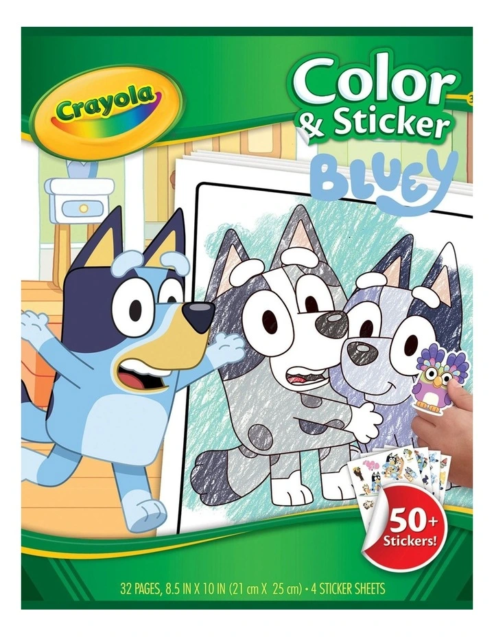 Bluey Color And Sticker Book image 1