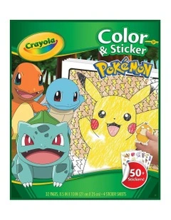 Crayola Color & Sticker - Pokemon