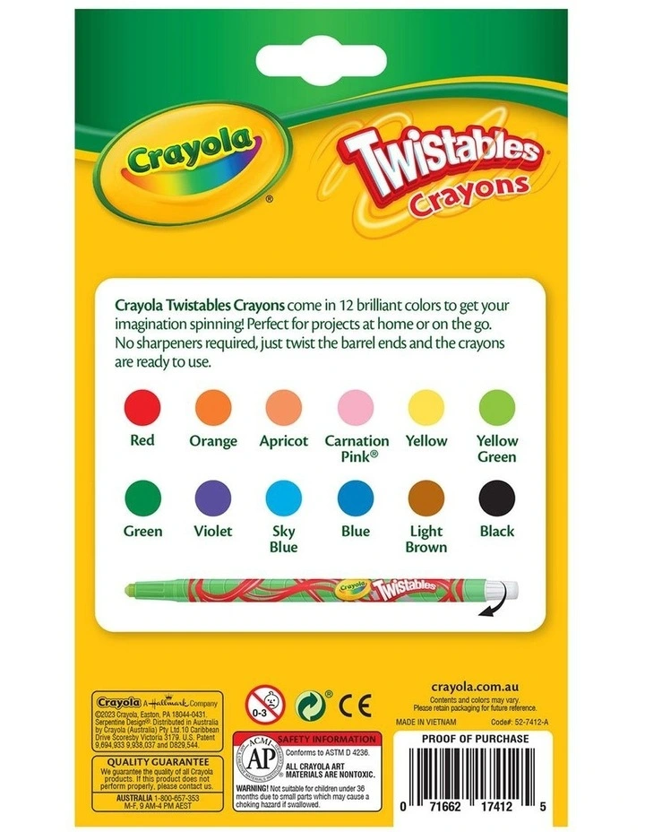 12ct Twistables Crayons image 2