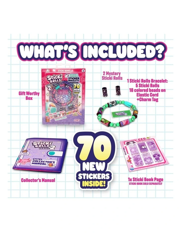 Bands Sticker Bracelets Series 2 image 2