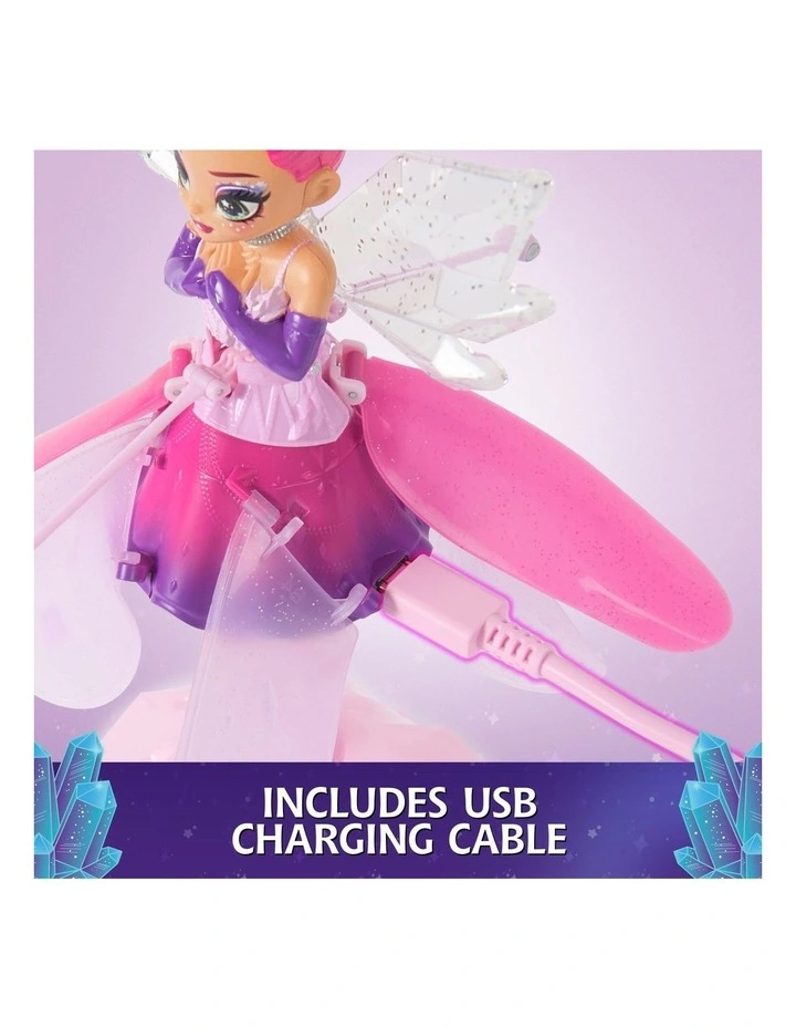 Magical Flying Doll with Crystal Wings Interactive Kids Toys image 6