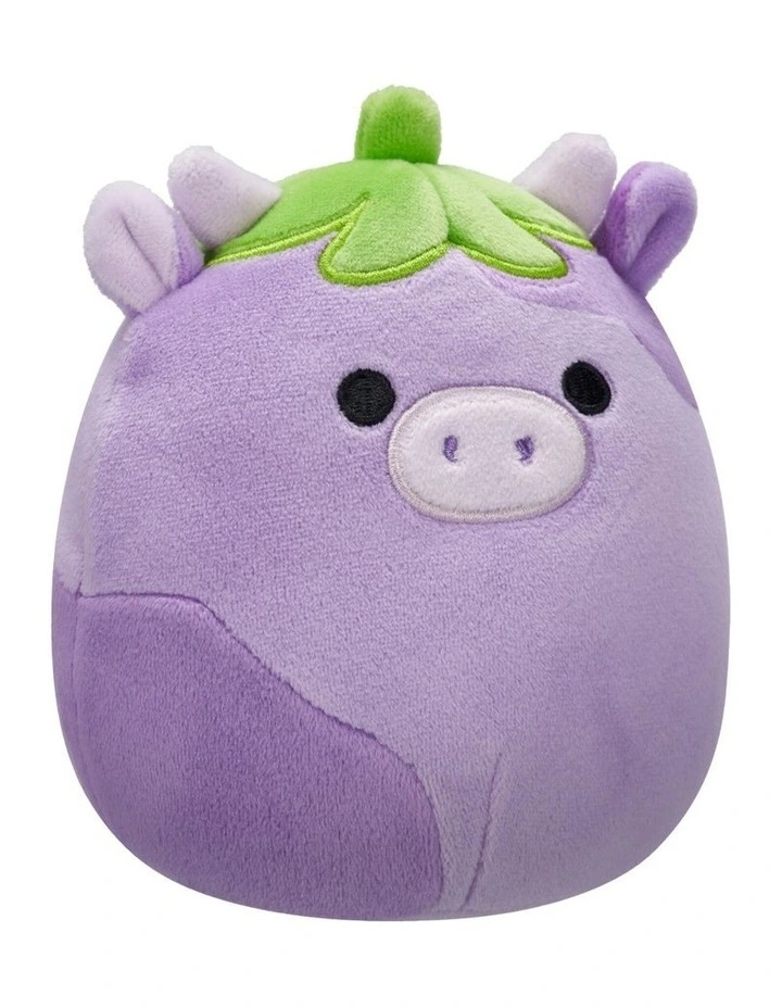 Frederick The Plush Eggplant Cow 7.5 inch image 2