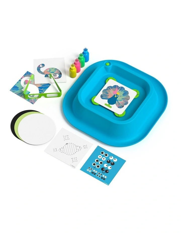 3D Neon Spin Motorized Art Station image 2