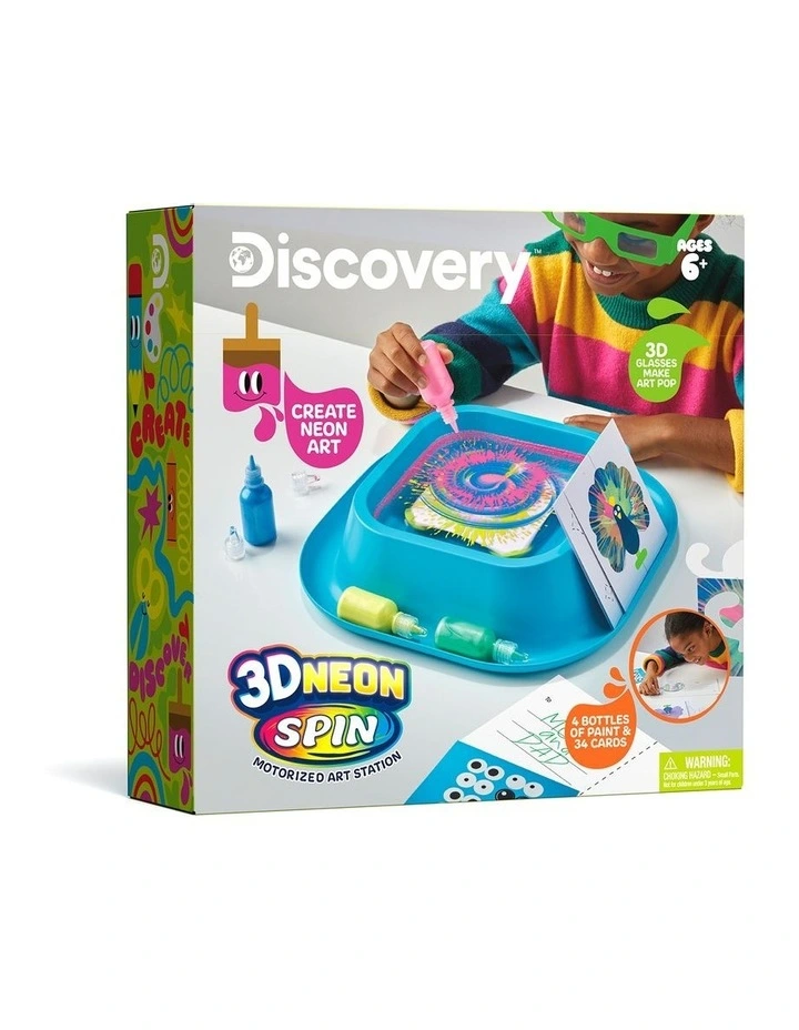 3D Neon Spin Motorized Art Station image 4