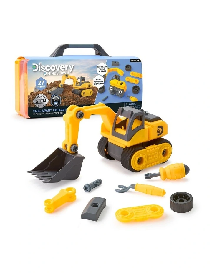 Take Apart Excavator, 27-Piece DIY Construction Set image 1