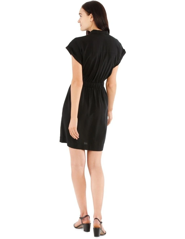 Zip Front Shirt Dress image 3