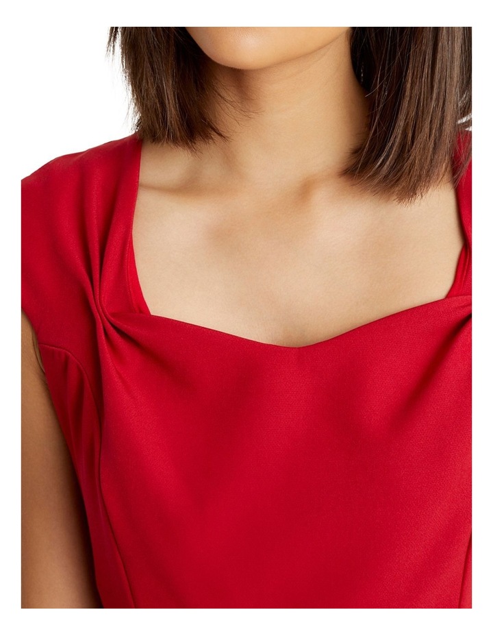 lipsy pleated waist midi dress