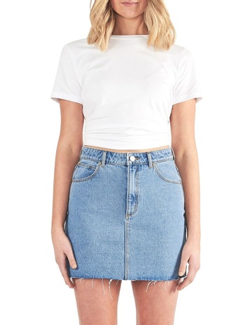 myer denim skirt