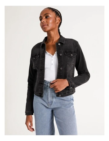 black denim jacket woman