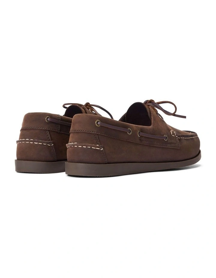 Islet Moccasin Boat Shoes in Bark image 2