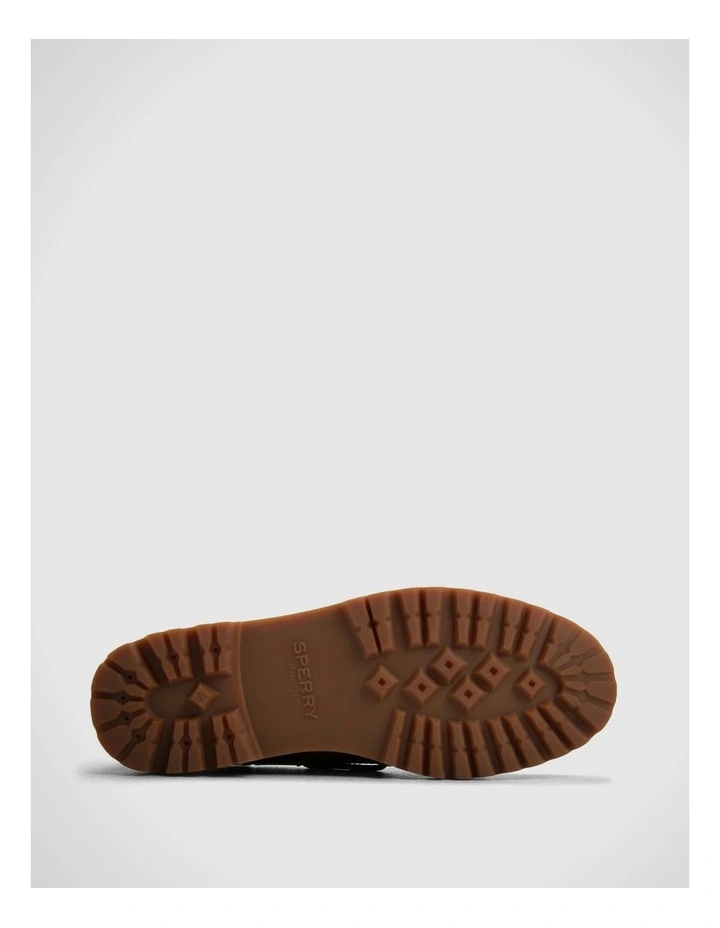 2 Eye Lug Boat Shoe in Deep Mahogany Leather Smooth image 6