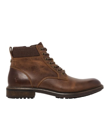 Beau Leather Boot in Dark Brown