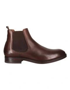 Winner Leather Boot in Dark Brown