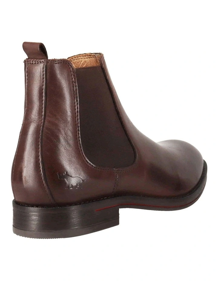 Winner Leather Boot in Dark Brown image 2