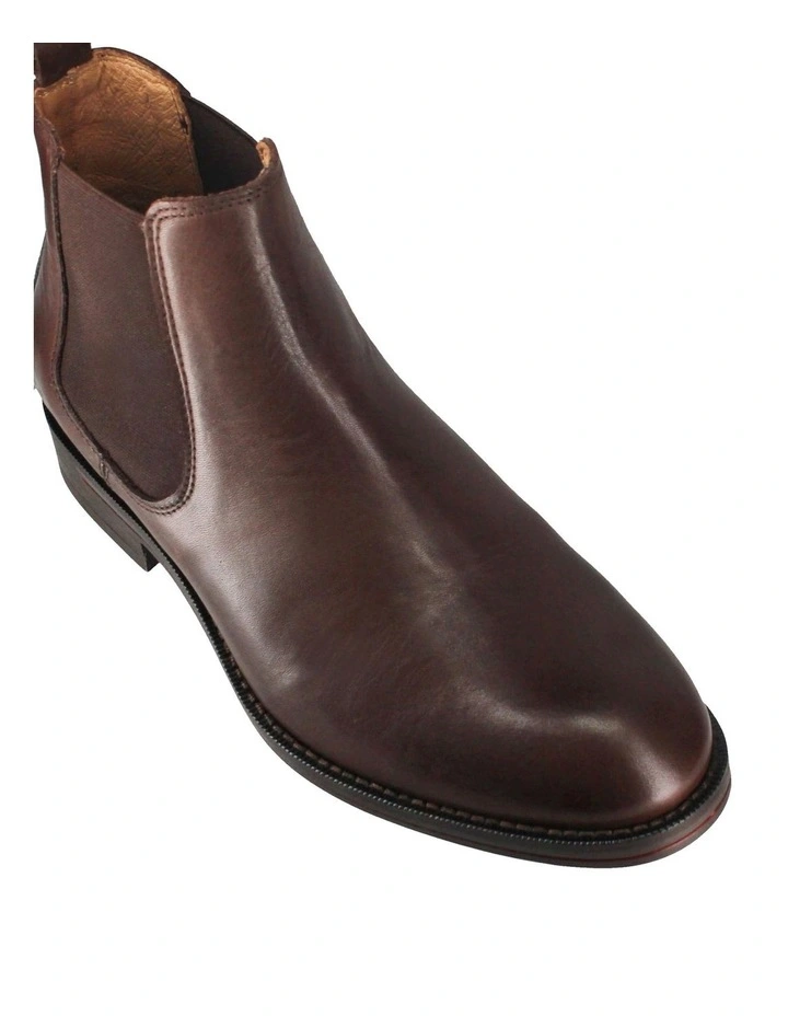 Winner Leather Boot in Dark Brown image 4