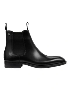 Austin Leather Boot in Black