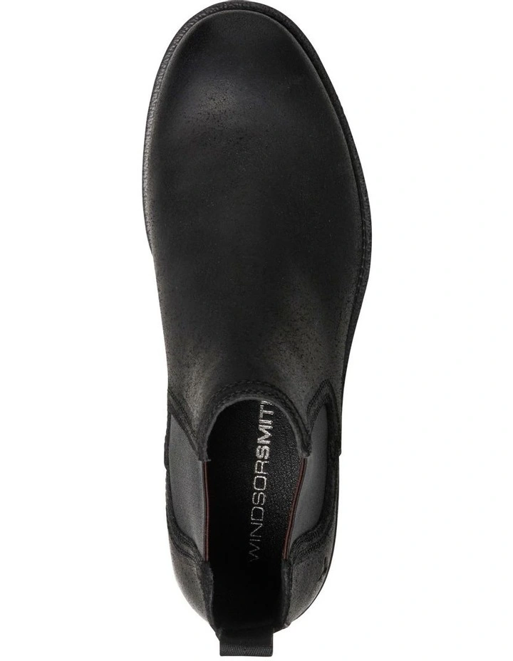 Saxon Boot in Black Oil Suede image 3
