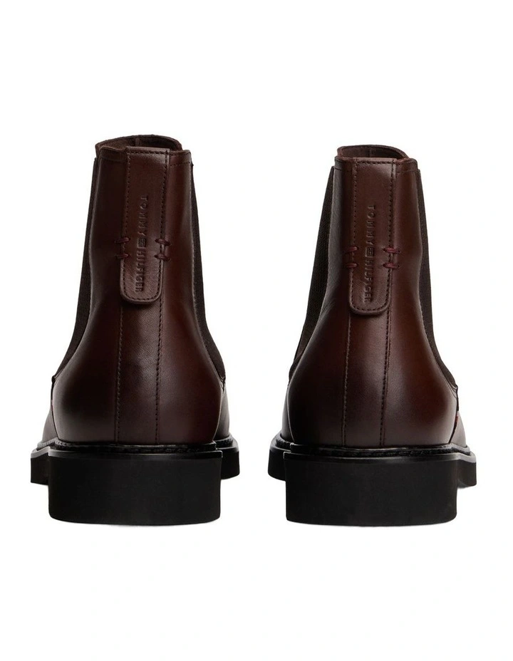 Lightweight Leather Chelsea Boots in Brown image 5