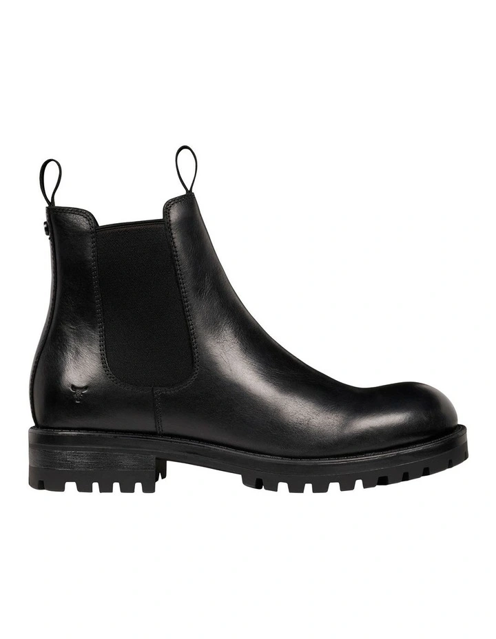 Walker Boots in Black Leather image 1
