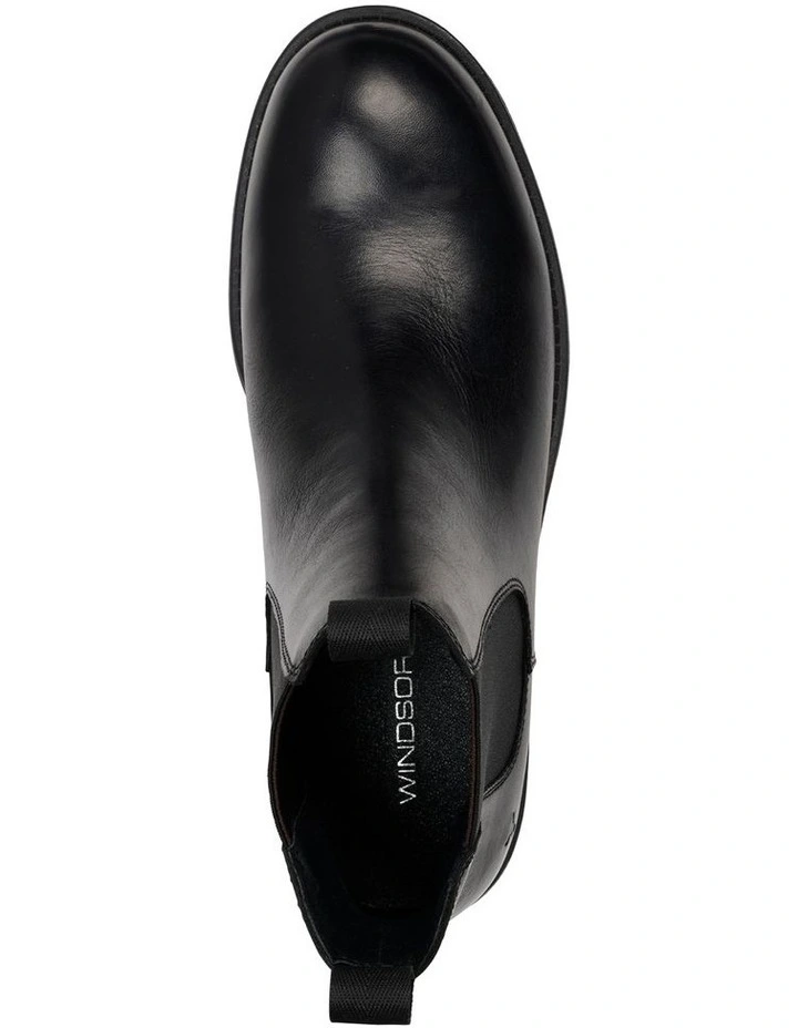 Walker Boots in Black Leather image 3