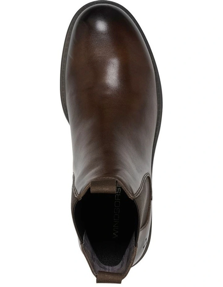 Walker Boots in Marron Brown Leather image 3
