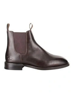 Rancher Chelsea Boot in Dark Brown
