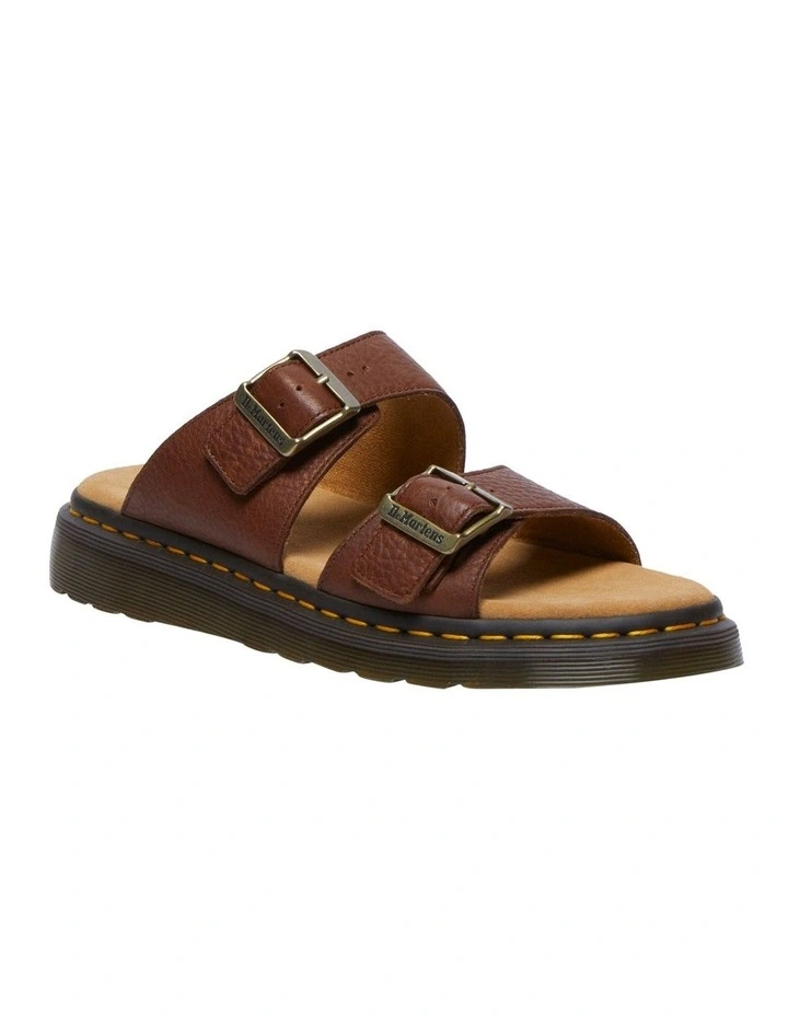 Josef Slide Sandals in Brown image 1