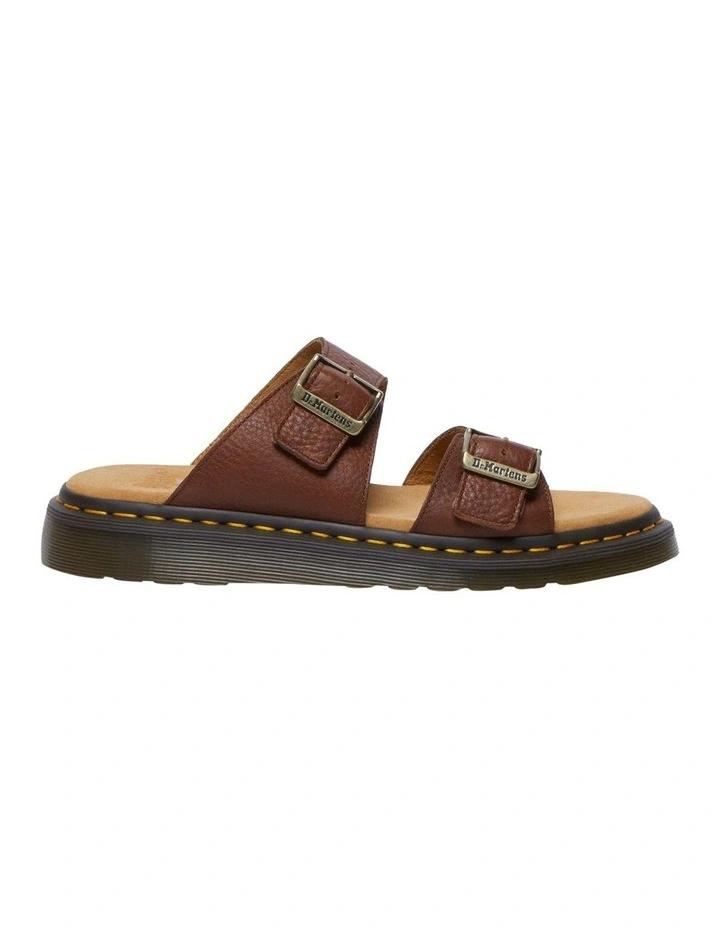 Josef Slide Sandals in Brown image 5