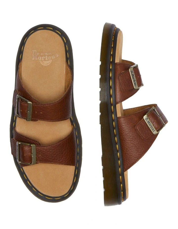 Josef Slide Sandals in Brown image 7