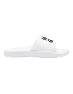 Logo Slides in White
