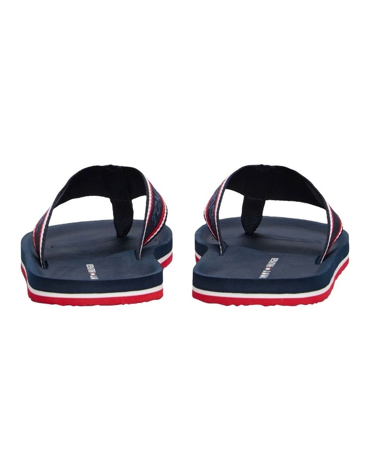 Monotype Logo Flip-Flops in Blue image 6