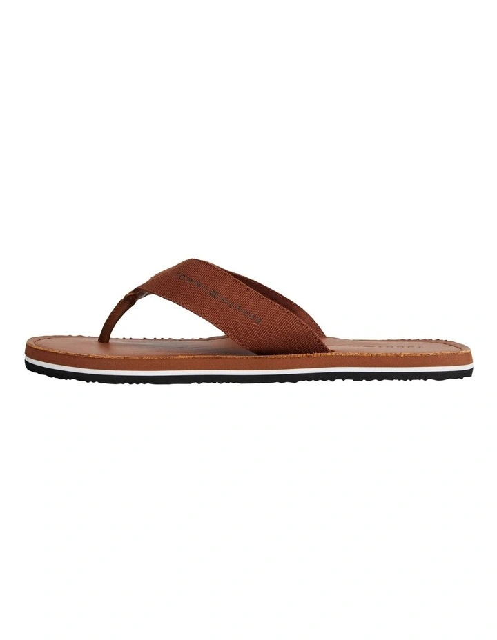 Warren Leather Beach Slides in Winter Cognac image 4