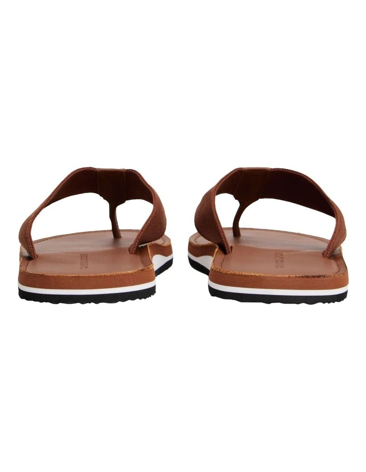 Warren Leather Beach Slides in Winter Cognac image 5