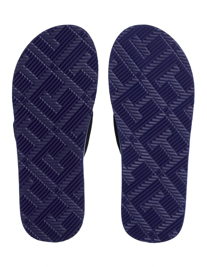 Warren Leather Beach Slides in Black image 6