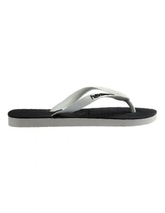 Top Original Remix Thongs Slides Black